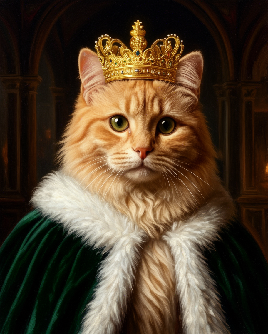 Whiskers in Renaissance style